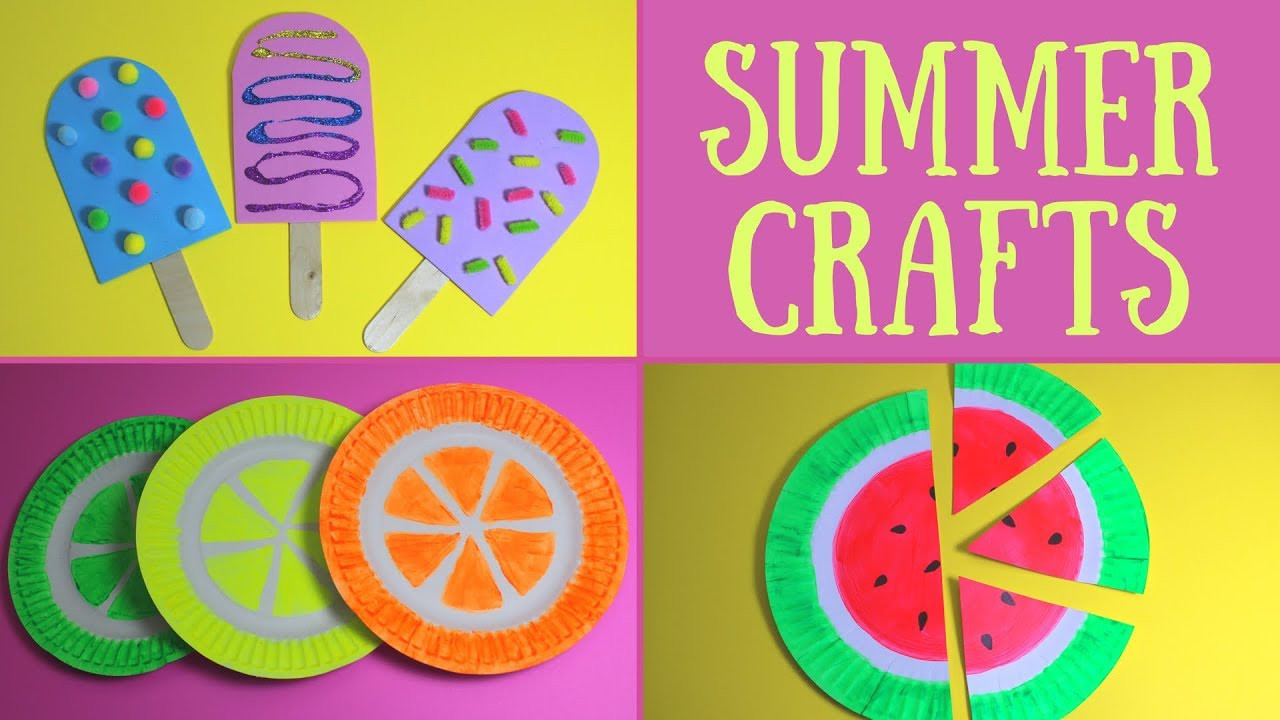 Summer Kid Craft
 Easy Summer Crafts for Kids