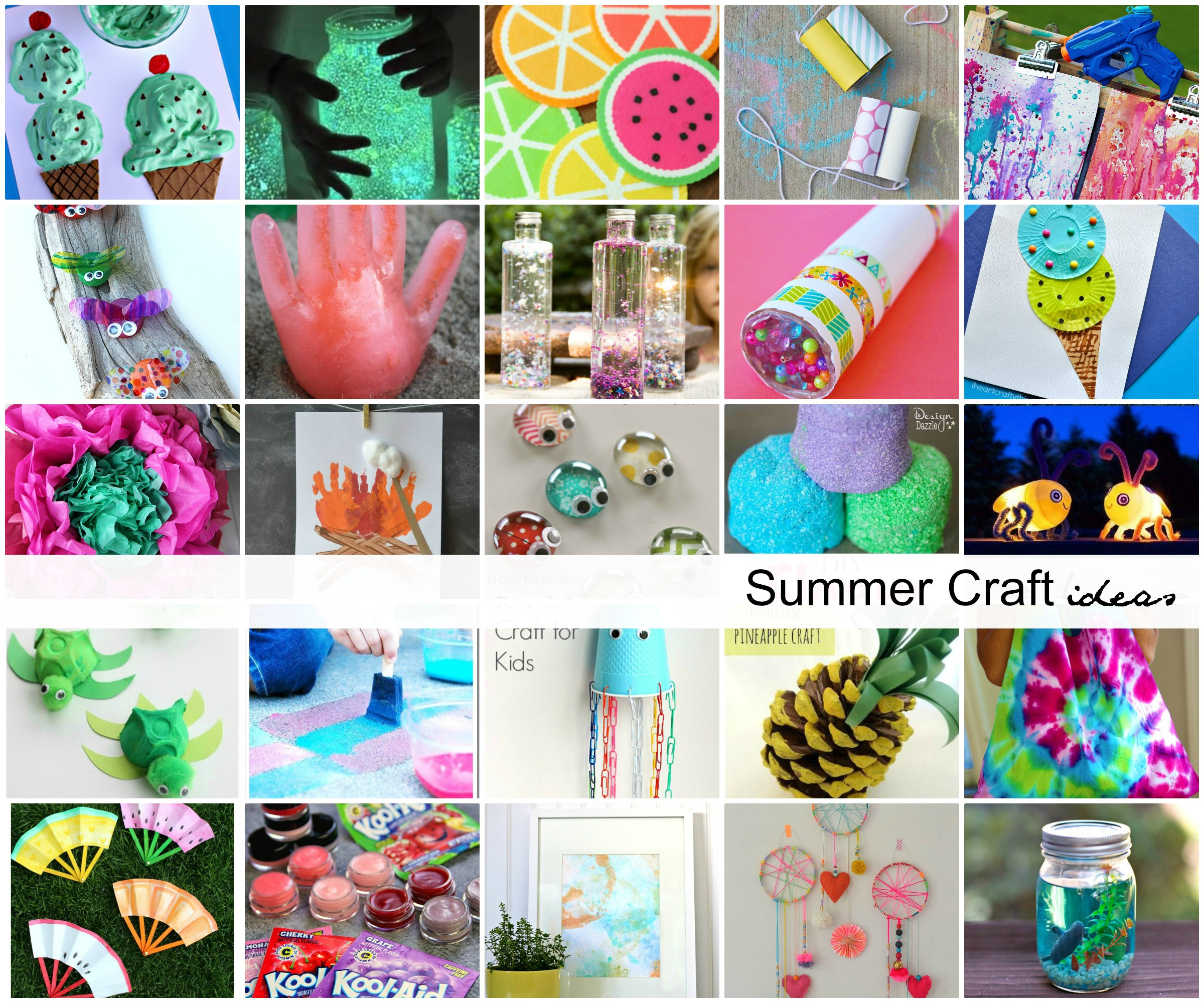 Summer Kid Craft
 Summer Craft Ideas for Kids The Idea Room
