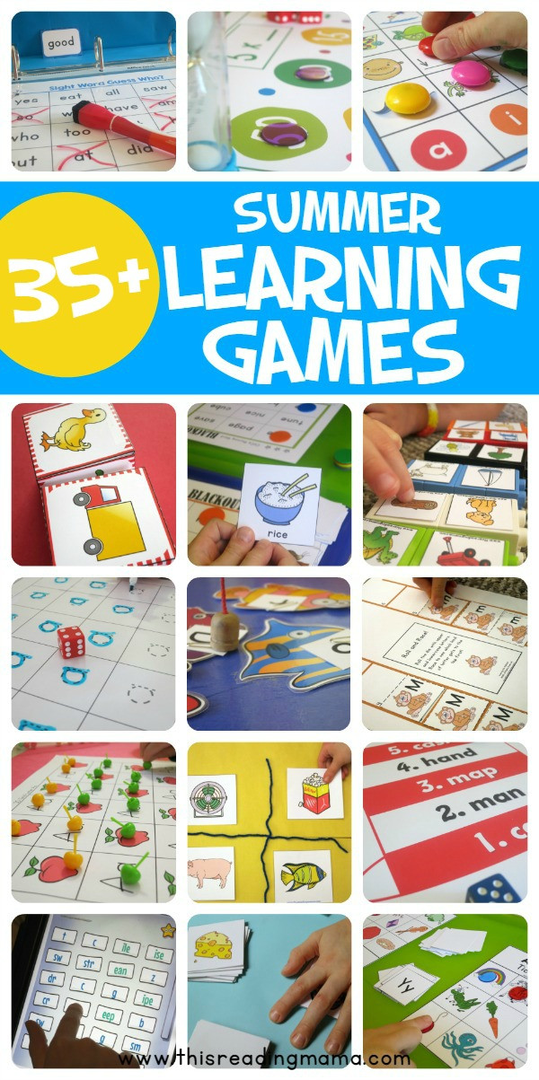 Summer Learning Activities
 35 Summer Learning Games