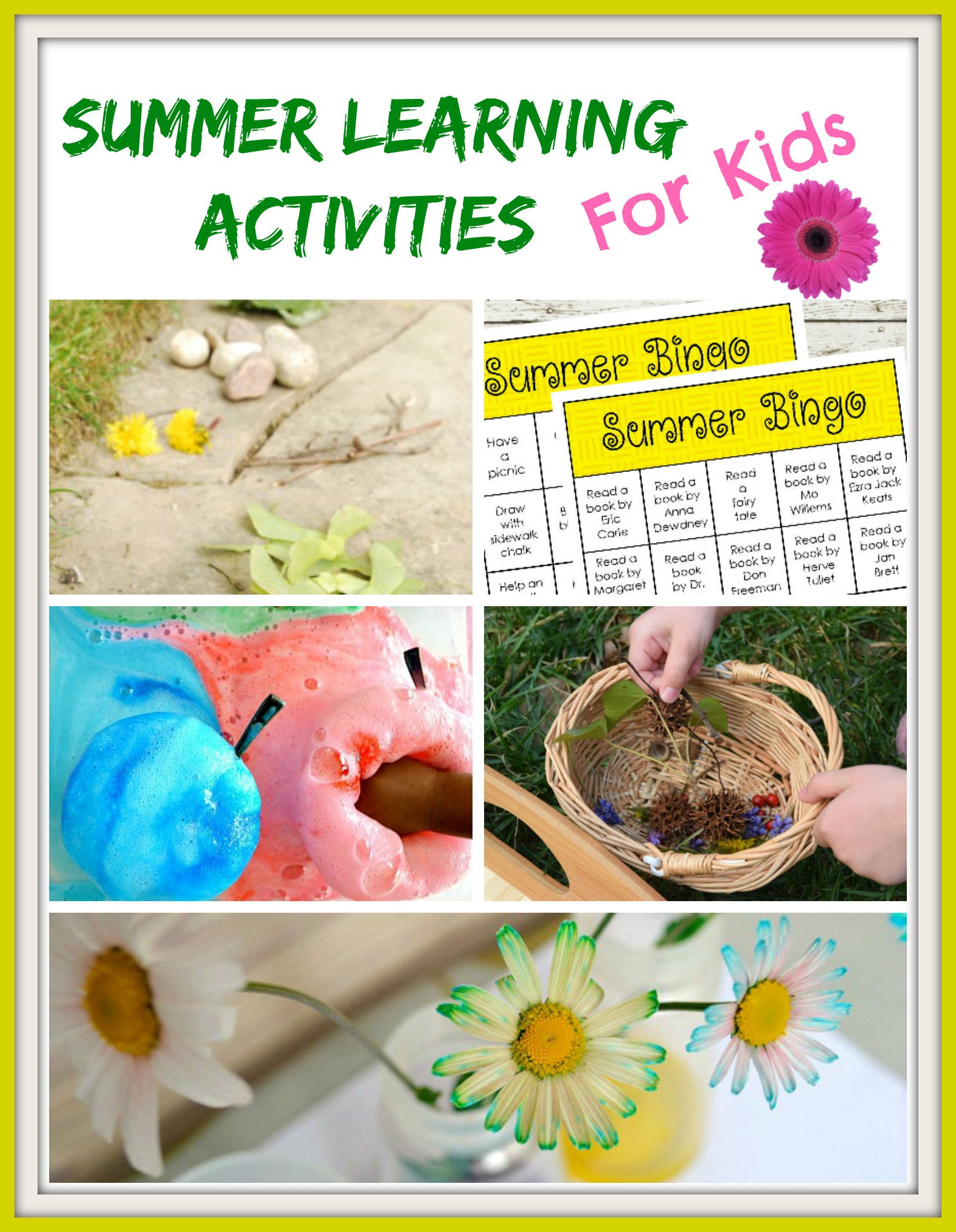 Summer Learning Activities
 21 Summer Learning Activities For Kids FTM