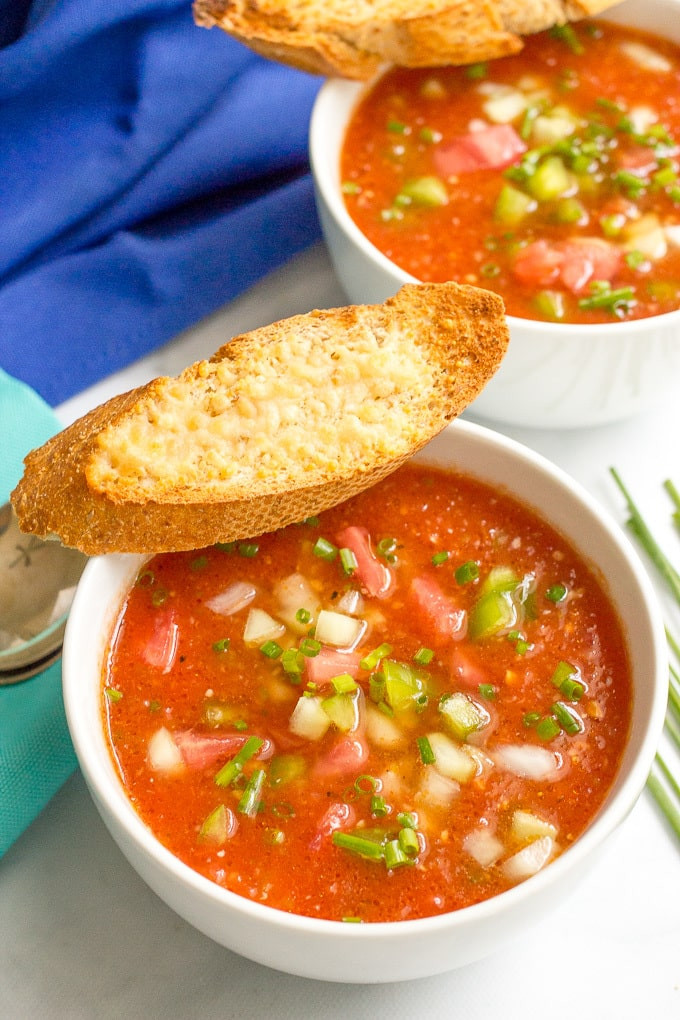 Summer Soups Ideas
 Easy tomato gazpacho soup Family Food on the Table
