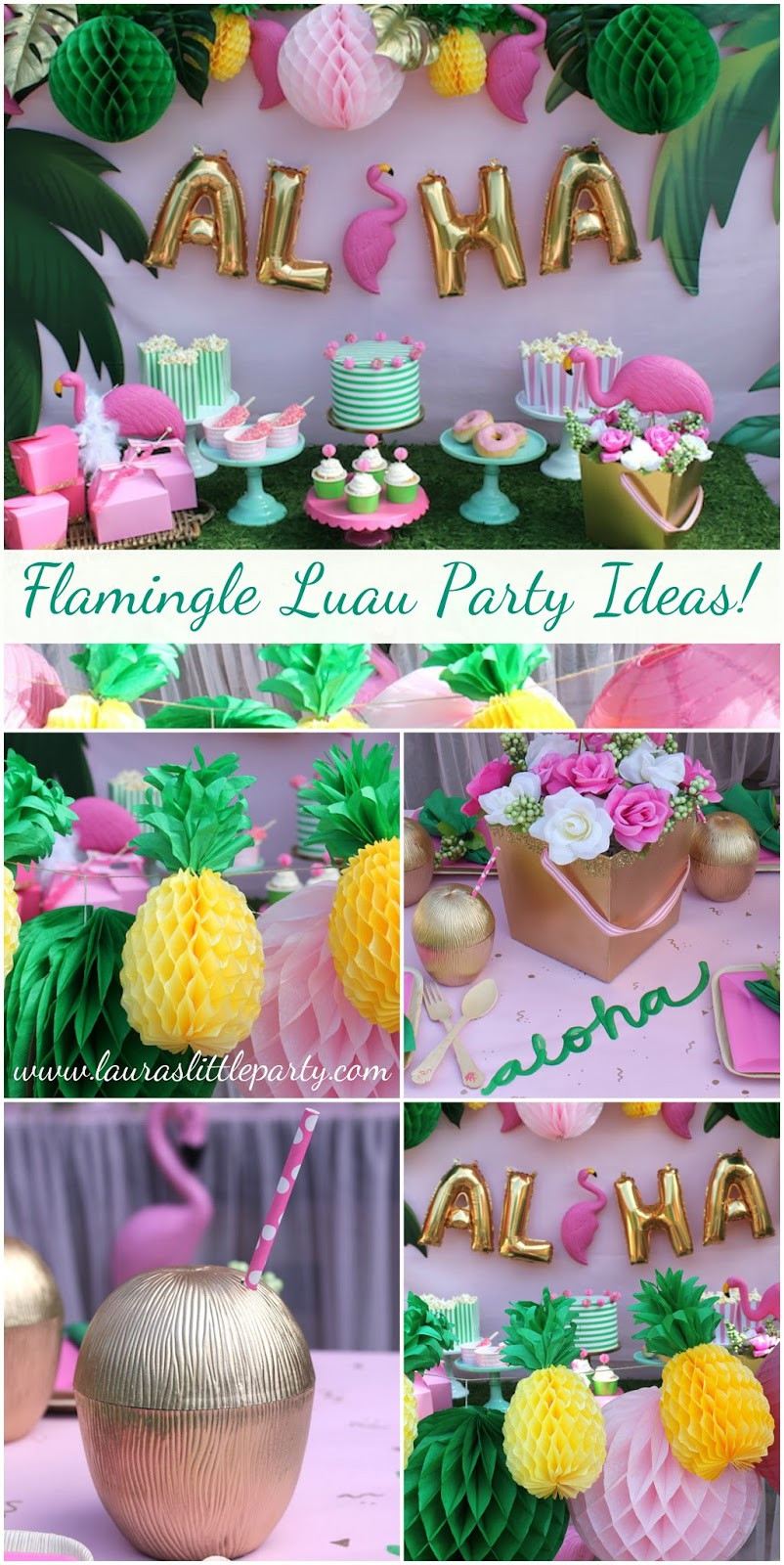 Summer Theme Party
 Let s Flamingle Luau Summer Party Ideas LAURA S little