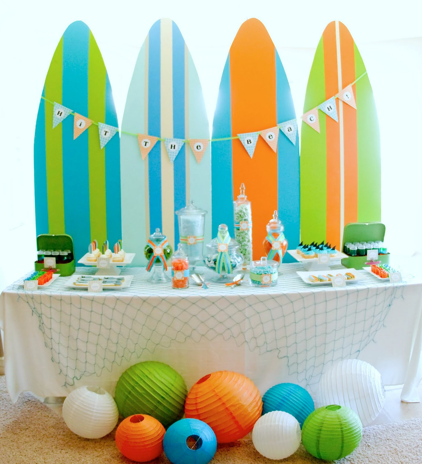 Summer Theme Party
 Kara s Party Ideas Surf s Up Summer Pool Party
