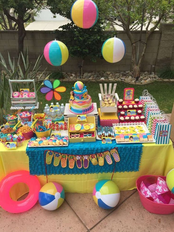 Summer Theme Party
 Melissa Olie L s Summer Swimming Pool Summer Party