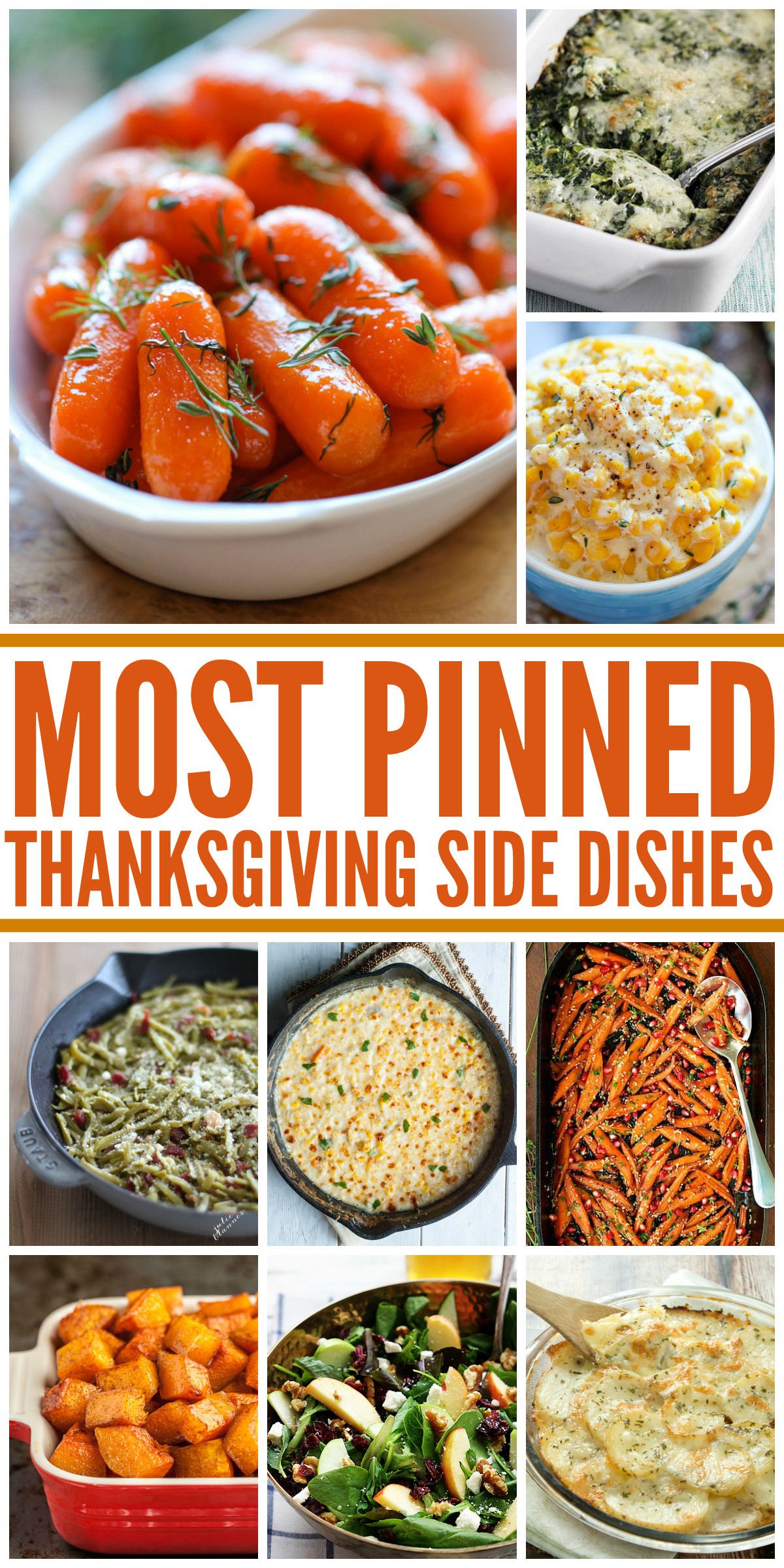 Thanksgiving Dinner Sides Ideas
 25 Most Pinned Holiday Side Dishes