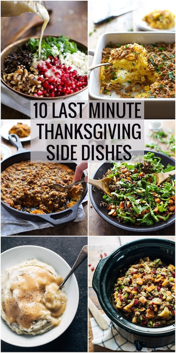 Thanksgiving Dinner Sides Ideas
 10 Last Minute Thanksgiving Side Dishes Pinch of Yum