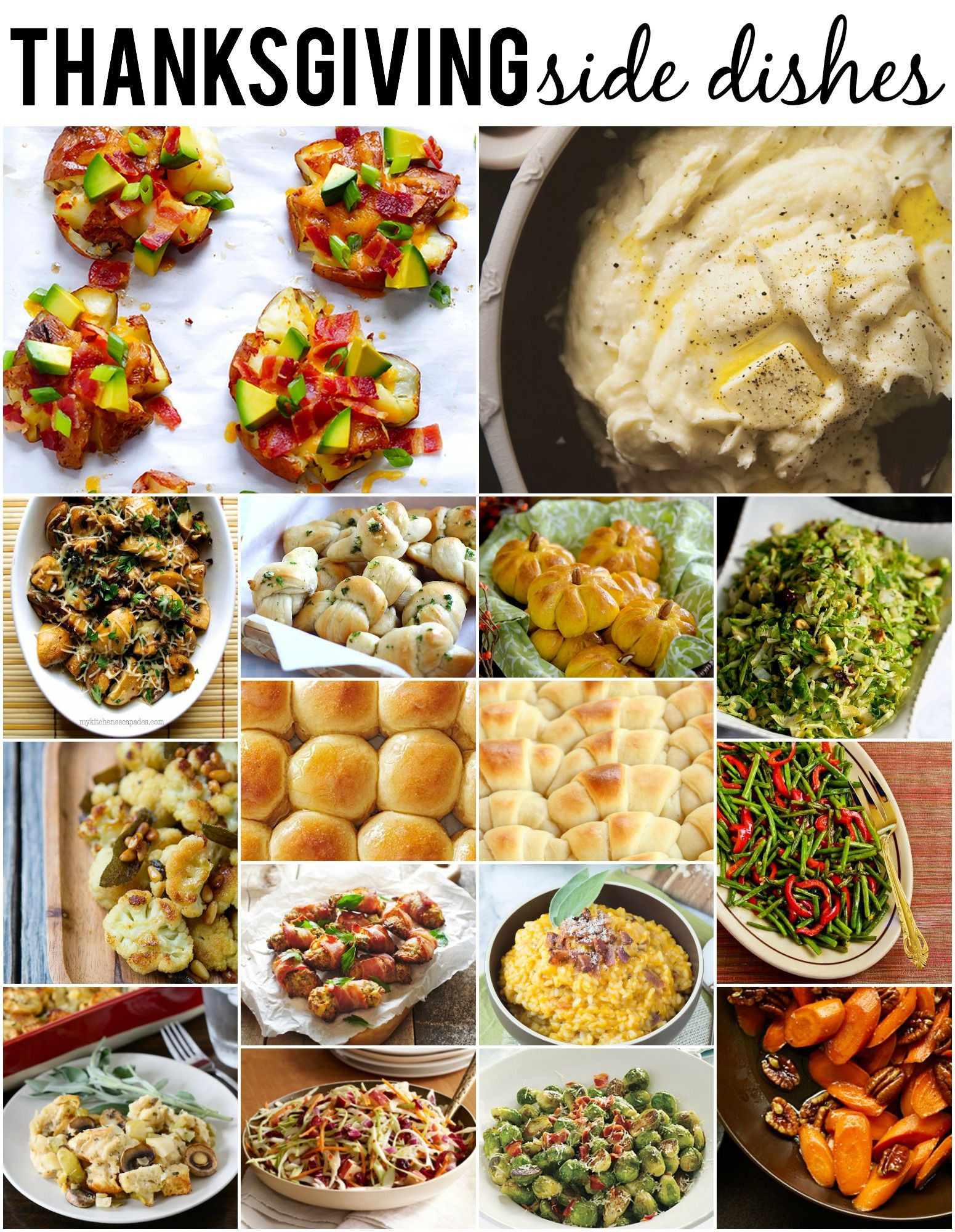 Thanksgiving Dinner Sides Ideas
 Thanksgiving Side Dishes