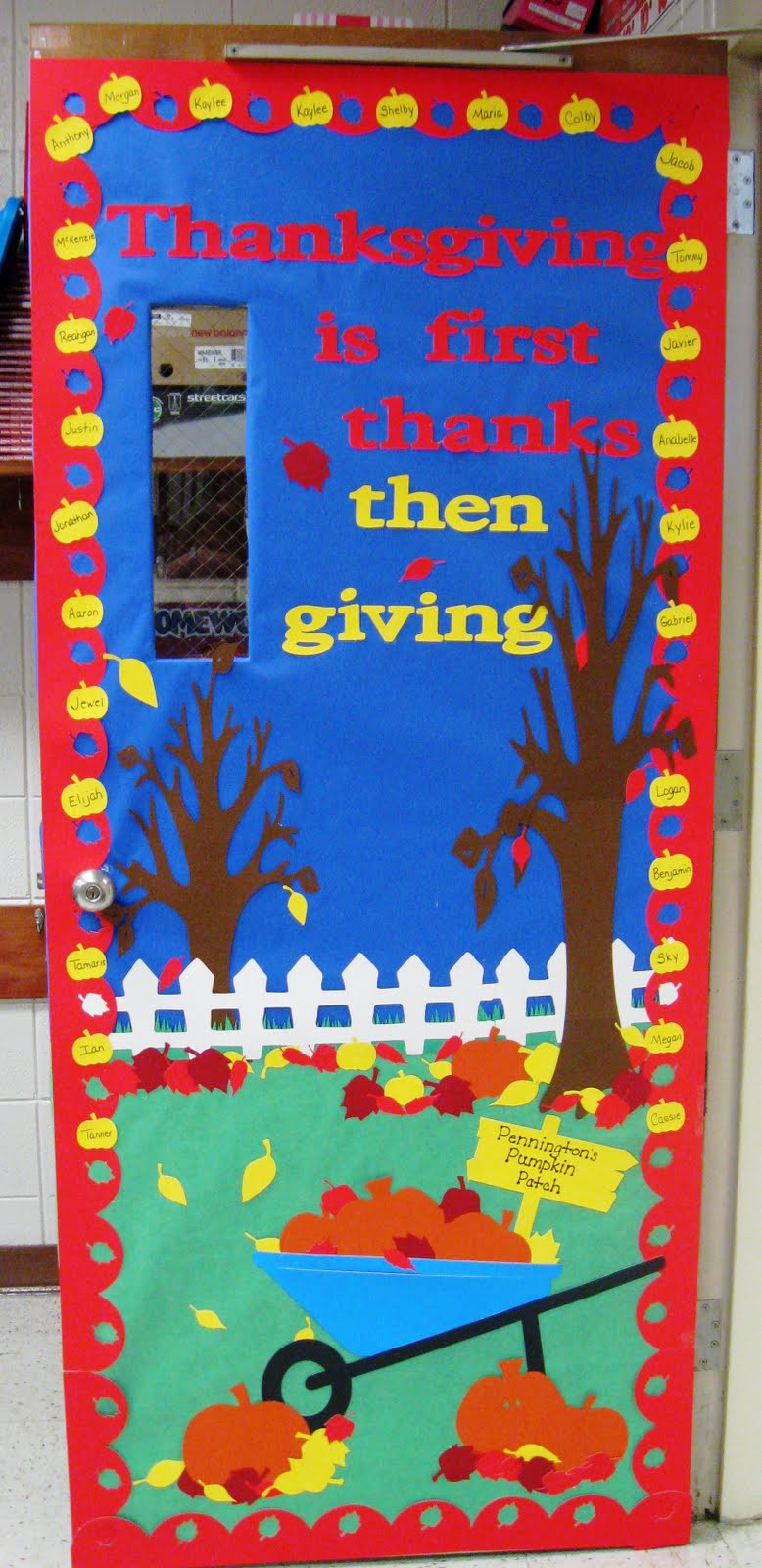 Thanksgiving Door Ideas
 Daily Grace Creations 4th Grade Classroom Door Thanksgiving