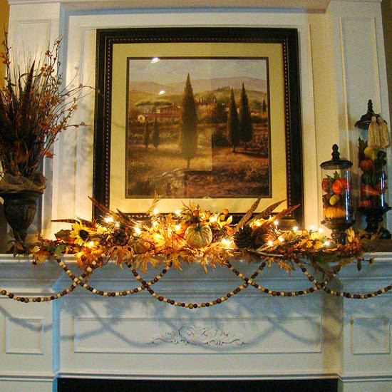 Thanksgiving Mantel Ideas
 Fall Decorating Ideas for Your Mantel Walking on Sunshine