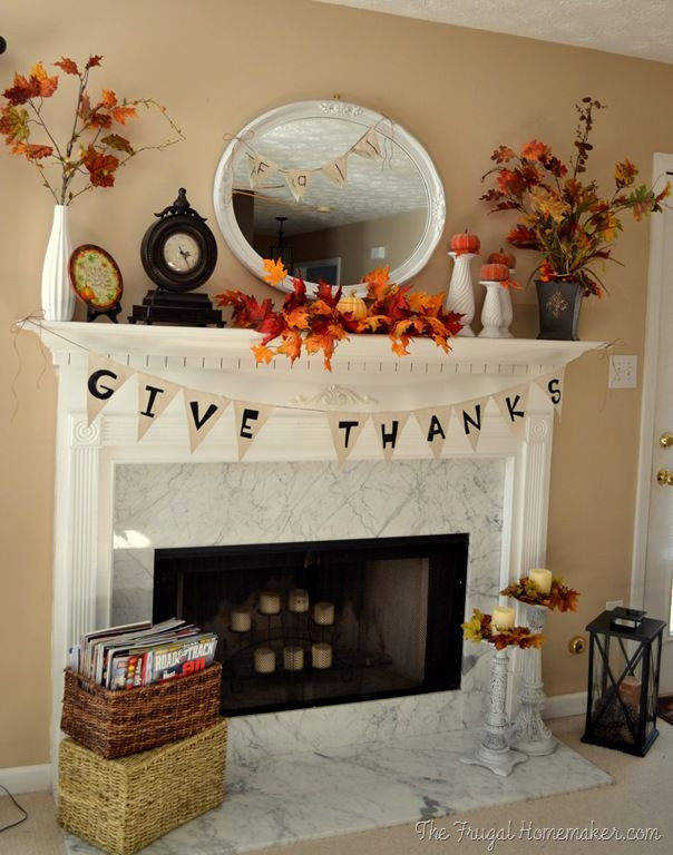 Thanksgiving Mantel Ideas
 12 Ways to Decorate a Thanksgiving Mantel You’ll Be