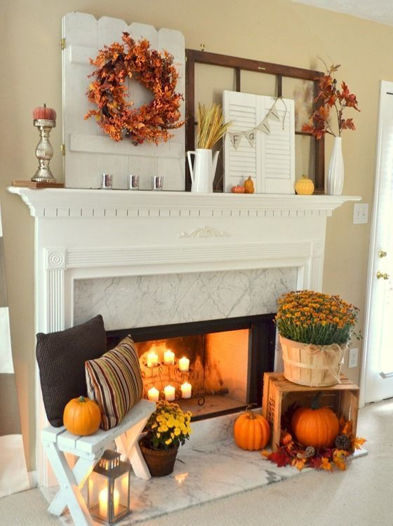 Thanksgiving Mantel Ideas
 25 Cozy Thanksgiving Mantel And Fireplace Decor Ideas