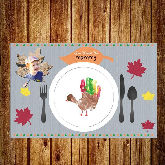 Thanksgiving Placemats Craft
 Thanksgiving Placemat DIGITAL Instant and Custom