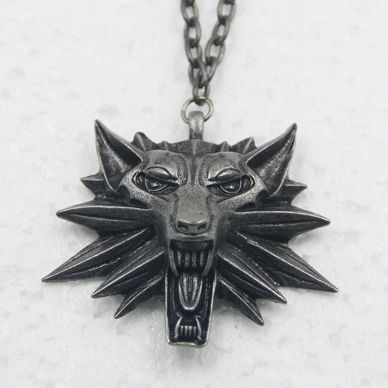 The Witcher Necklace
 The Witcher 3 Original MEDALLION Necklace Chain Pendant