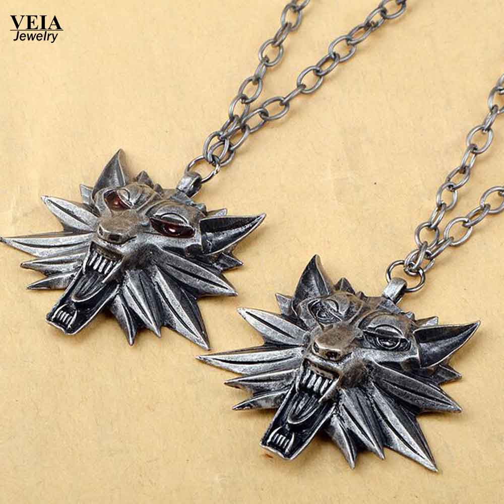 The Witcher Necklace
 Hot Sale Pendant Wizard Witcher 3 Medallion Pendant