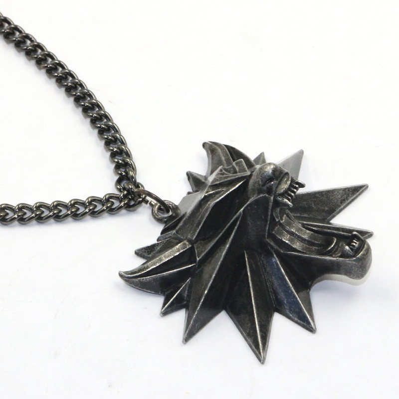 The Witcher Necklace
 The Witcher 3 pendant necklace with 50cm chain wicca