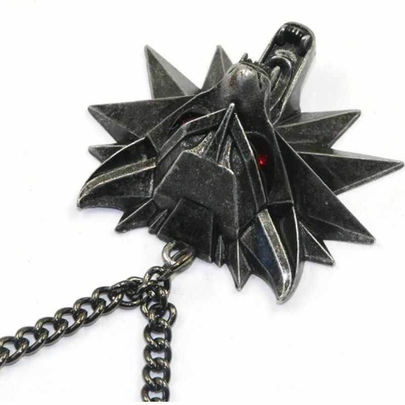 The Witcher Necklace
 The Witcher Wild Hunt III Necklace Wolf Medallion 3 Head