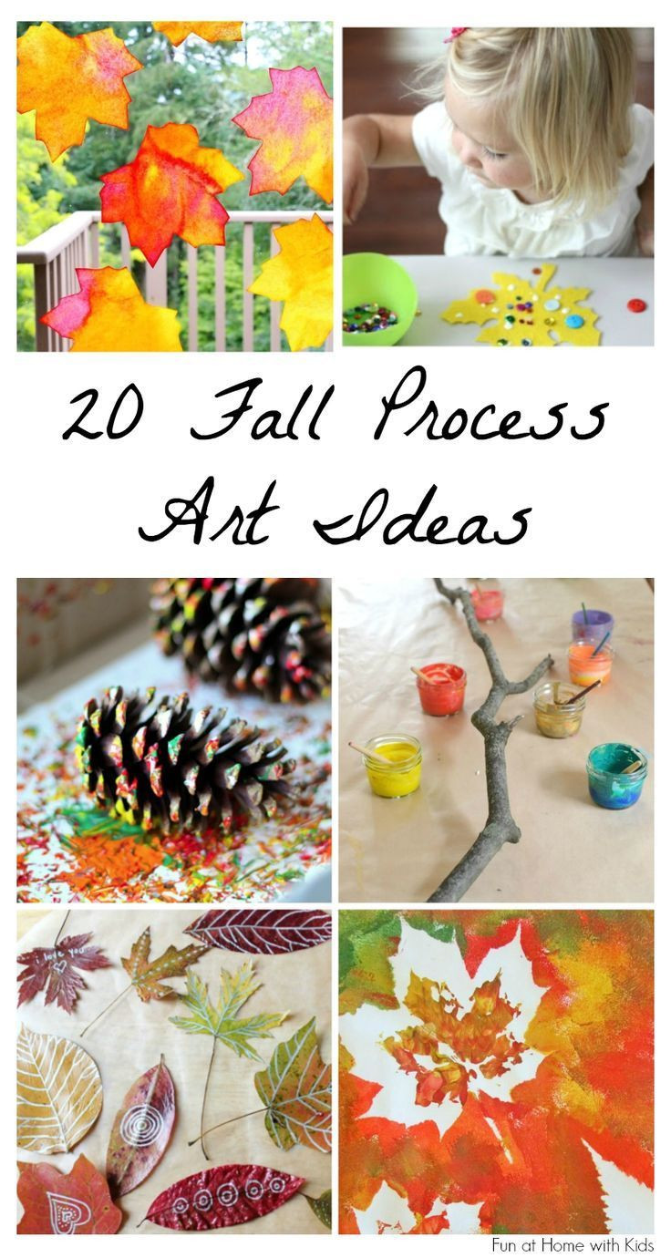 Toddler Fall Craft Ideas
 20 Beautiful Fall Process Art Ideas for Kids