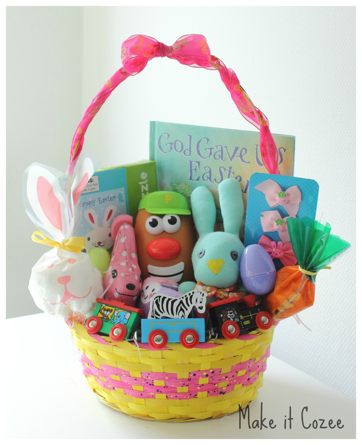 Toddlers Easter Basket Ideas
 Make it Cozee Toddler Easter Basket