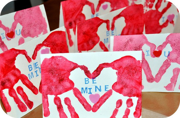 Valentines Day Card Craft
 little townhome love Valentines Day craft ideas