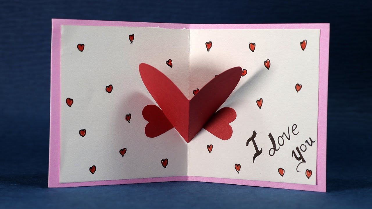 Valentines Day Card Craft
 Happy Valentine s Day Card DIY Valentine Card Making