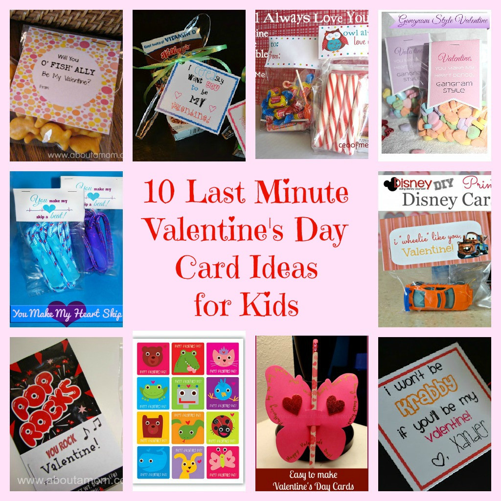 Valentines Day Card Ideas For Kids
 10 Last Minute Valentine s Day Card Ideas for Kids The