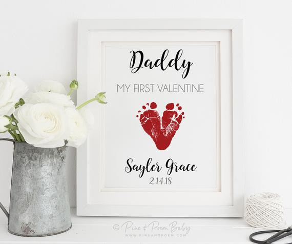 Valentines Day Gifts For Daddy
 First Valentine s Day Gift for New Dad Daddy Baby