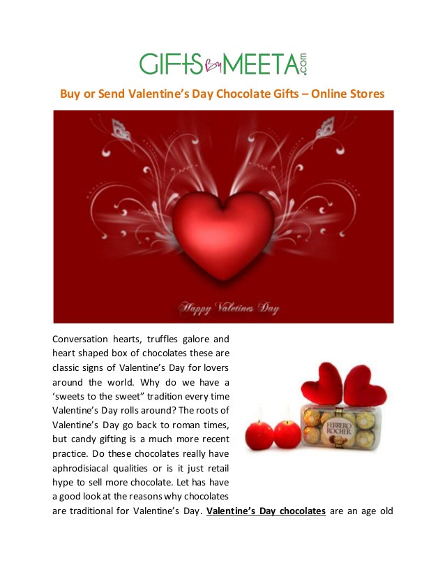 Valentines Day Online Gifts
 Buy or Send Valentine’s Day Chocolate Gifts – line Stores