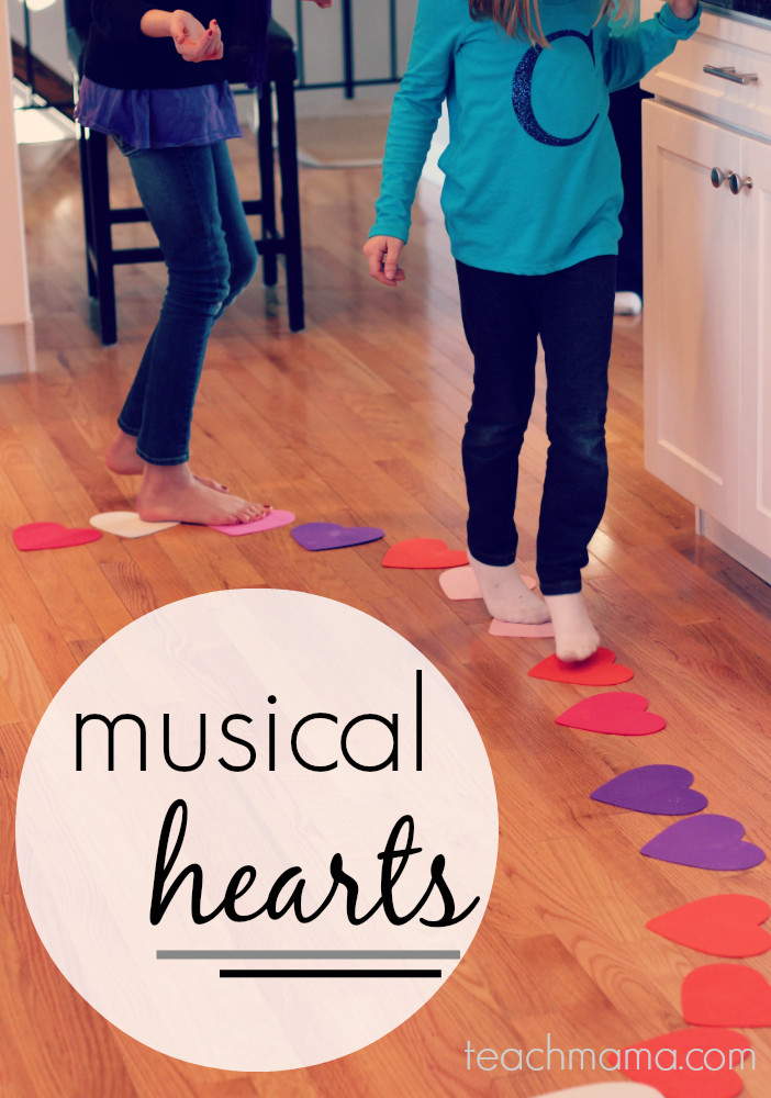 Valentines Day Party Games
 musical hearts reading moving & crazy fun kid game