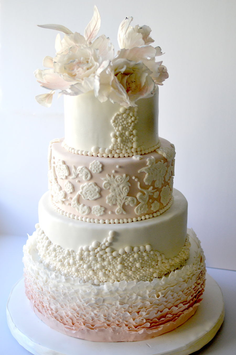 Wedding Cake Ideas For Summer
 Summer Wedding Cake CakeCentral