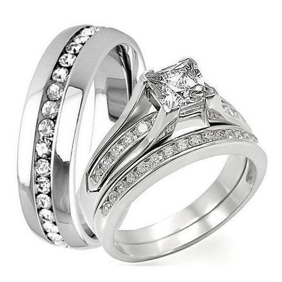 Wedding Rings For Men And Women
 men and women wedding band set