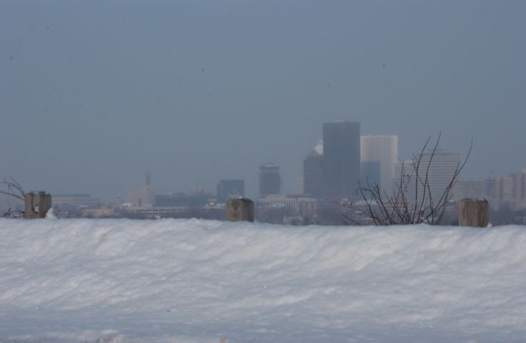 Winter Activities Rochester Ny
 Cobbs Hill Reservoir View Snow Covered Rochester New