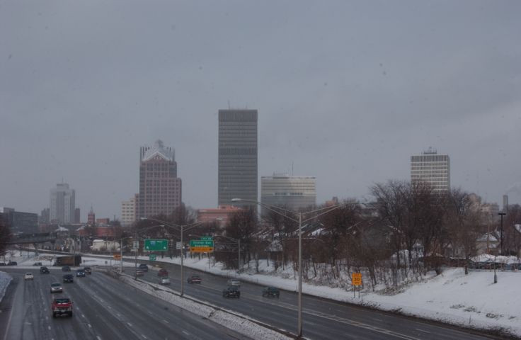 Winter Activities Rochester Ny
 Rochester NY Skyline as seen from the Alexander St Bridge