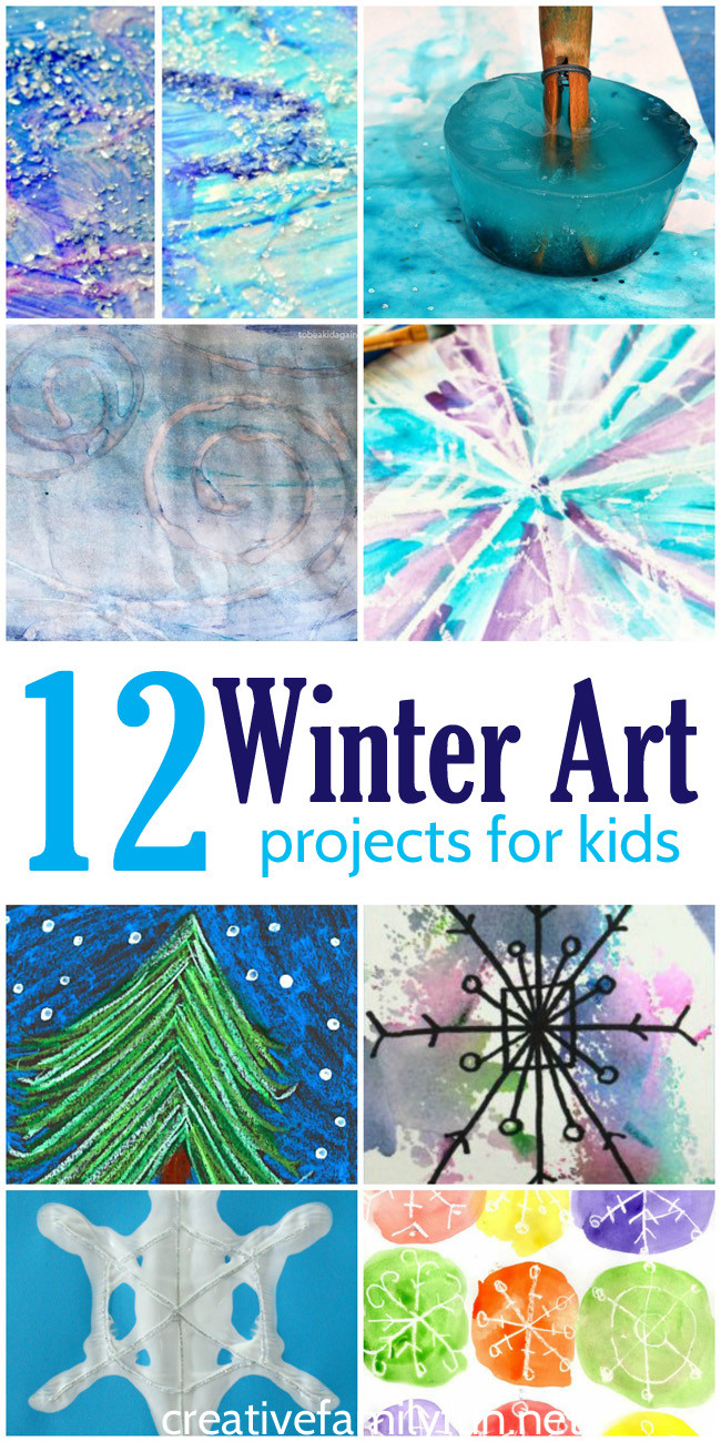 Winter Art Activities For Toddlers
 Creative Family Fun 12 of the Best Winter Art Projects