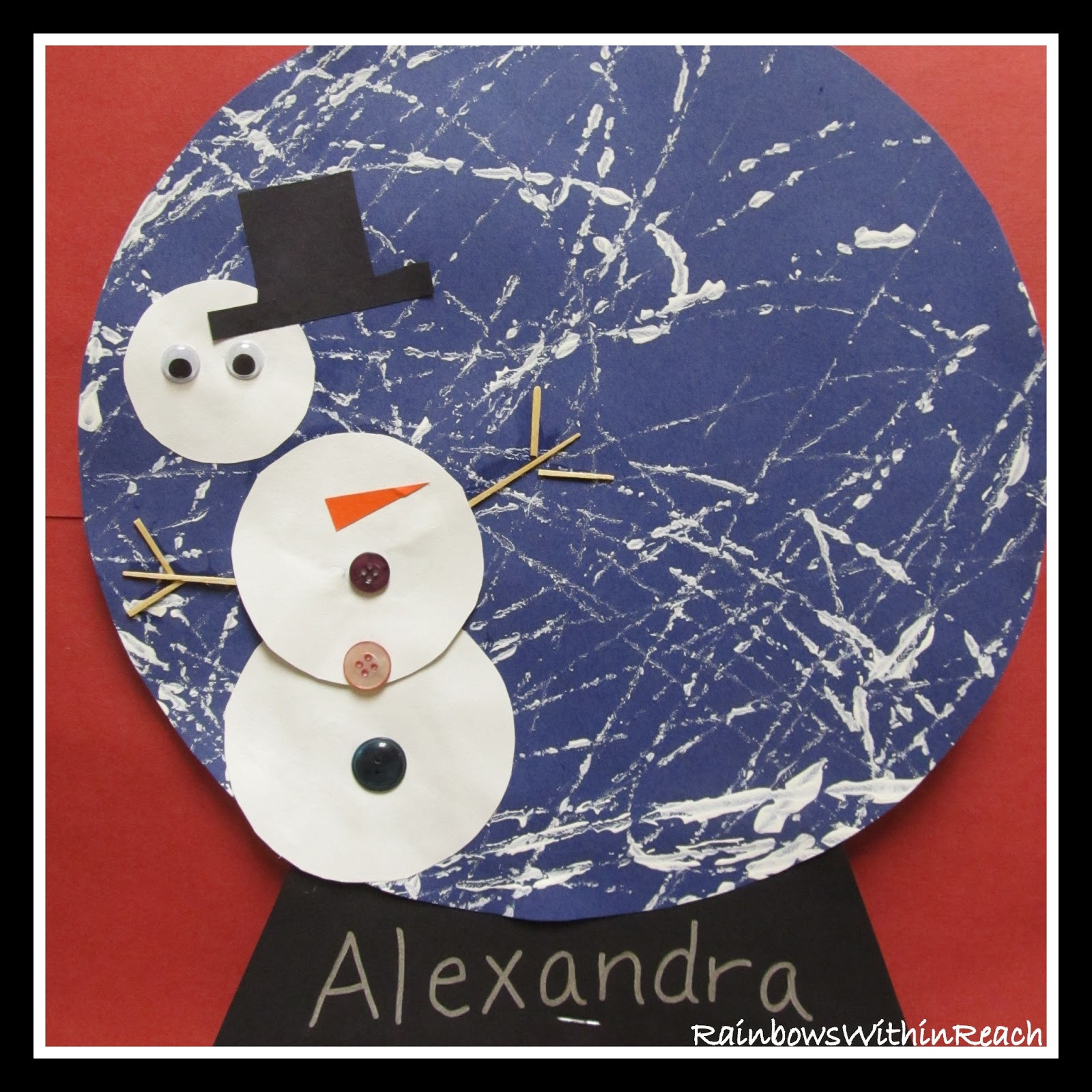 Winter Art Activities For Toddlers
 Snowman in a Snow Globe Winter Art Project DrSeussProjects