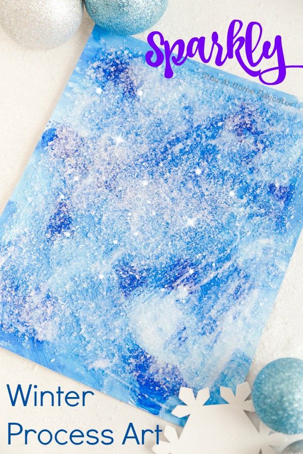 Winter Art Activities For Toddlers
 Sparkly Winter Paintings Make Gorgeous Winter Process Art