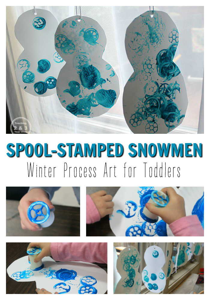 Winter Art Activities For Toddlers
 Easy Winter Snowman Art for Toddlers