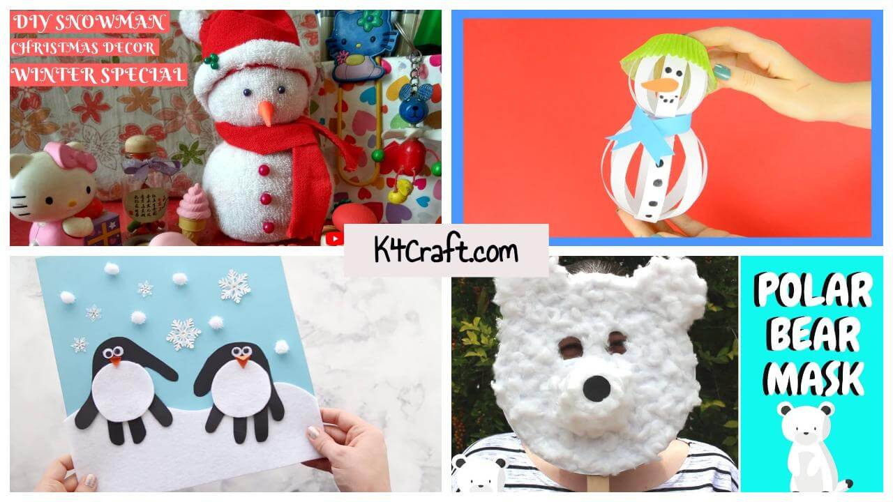 Winter-crafts-for-kids At Home
 DIY Winter Crafts For Kids To Make at Home 1 K4 Craft