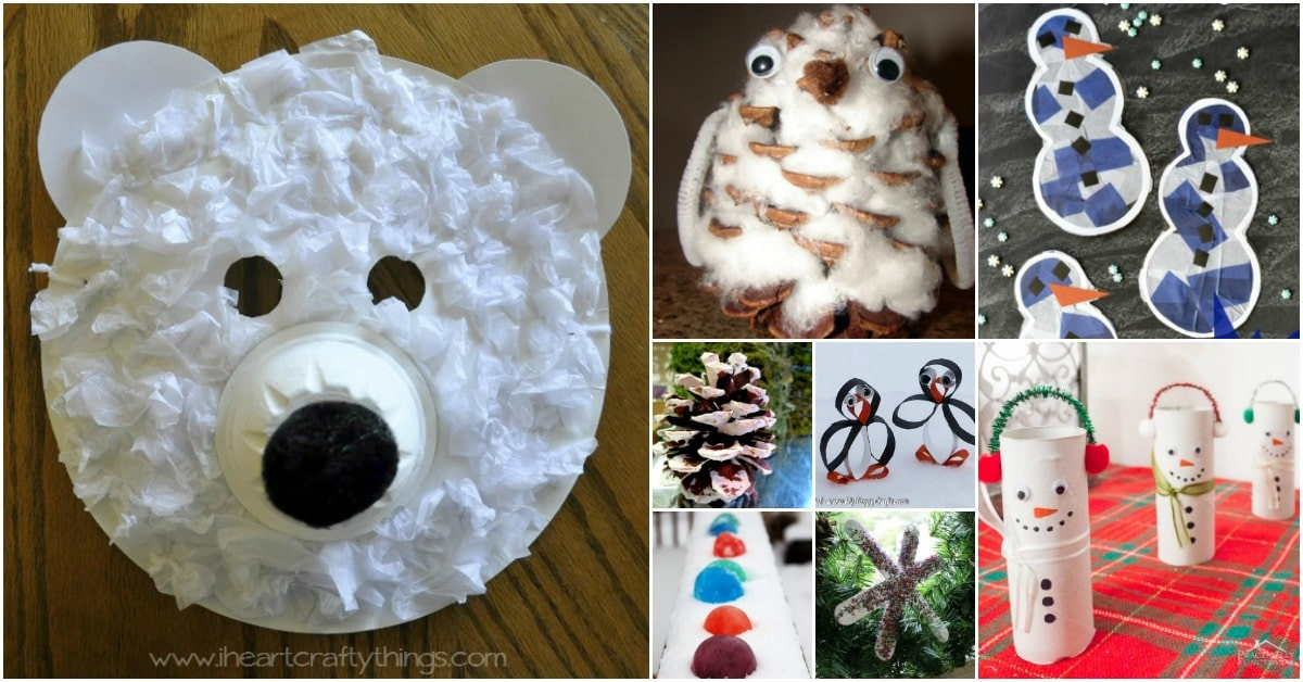 Winter-crafts-for-kids At Home
 30 Fun Winter Crafts To Keep Your Kids Busy Indoors When