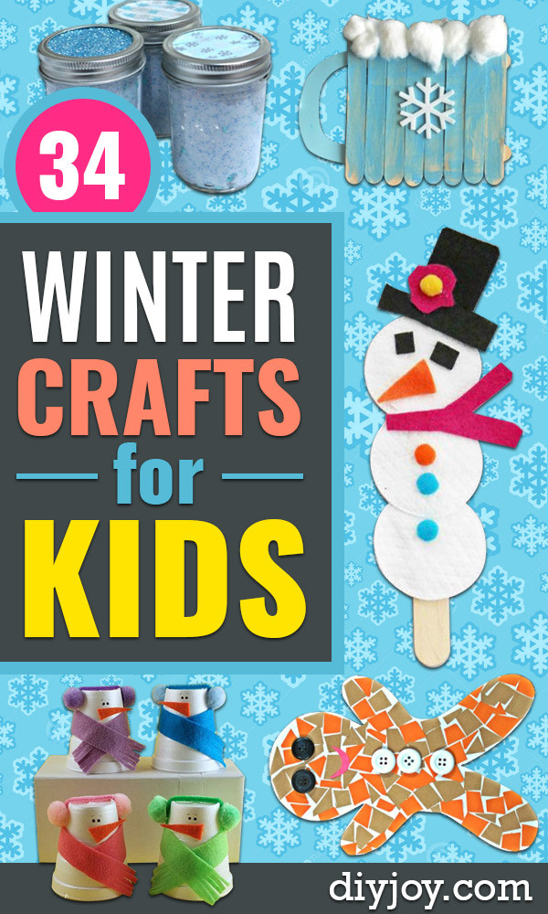 Winter-crafts-for-kids At Home
 35 Winter Crafts for Kids