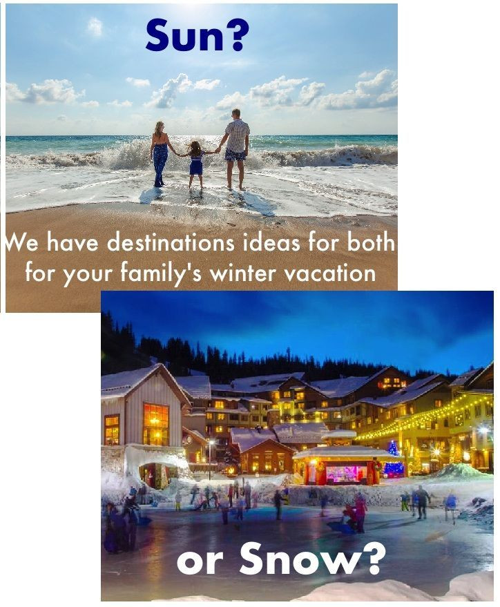 Winter Family Vacation Ideas
 3 Winter Break Travel Ideas For Families