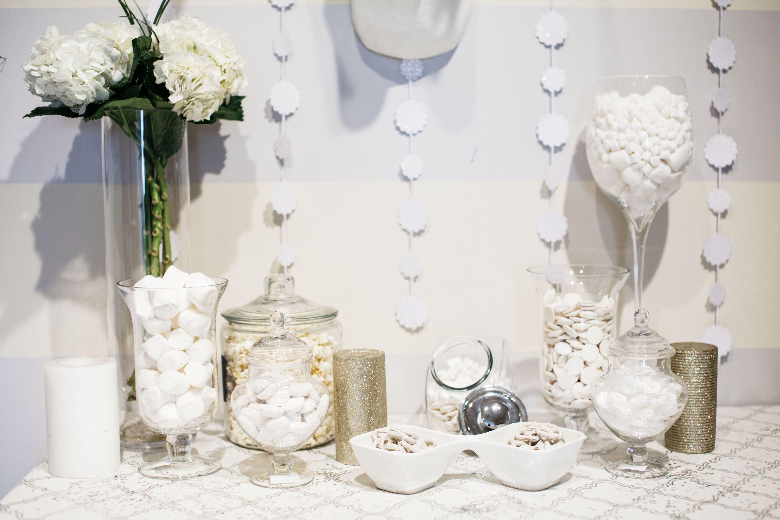 Winter White Party
 The Chic Series Winter White Party Decor