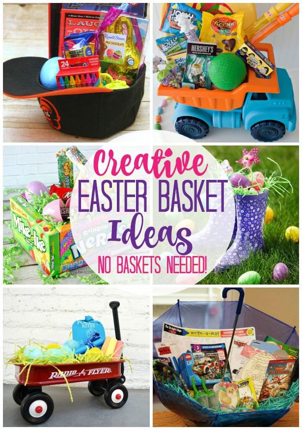 Alternative Easter Basket Ideas
 Creative Easter Basket Ideas No Basket Needed Happy Go