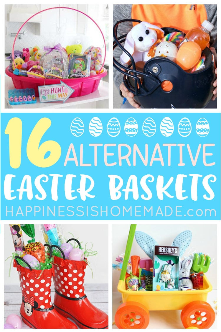 Alternative Easter Basket Ideas
 16 Creative Easter Basket Ideas Happiness is Homemade