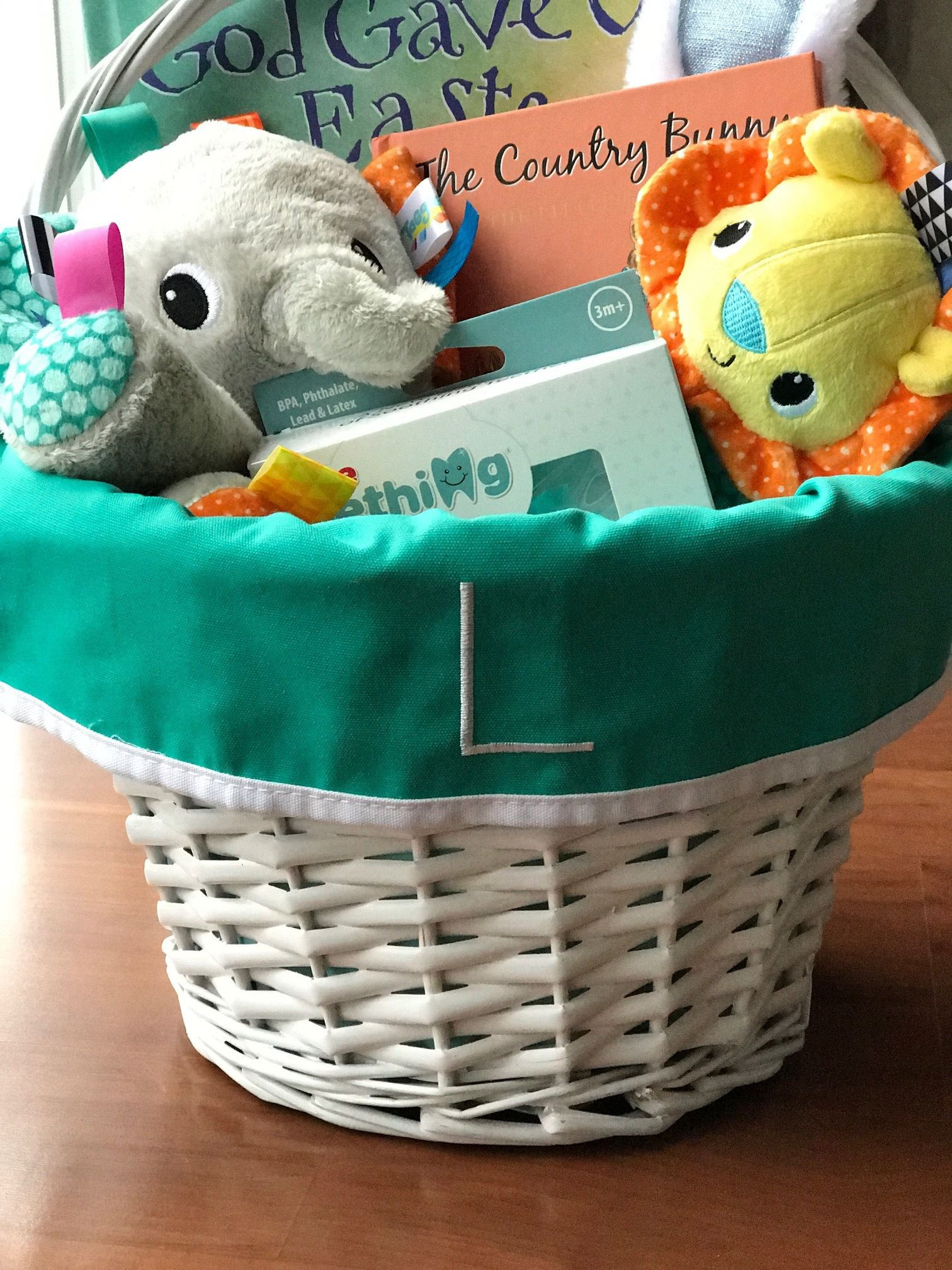 Baby Easter Baskets Ideas
 Baby’s first Easter basket – As The Speerit Moves You