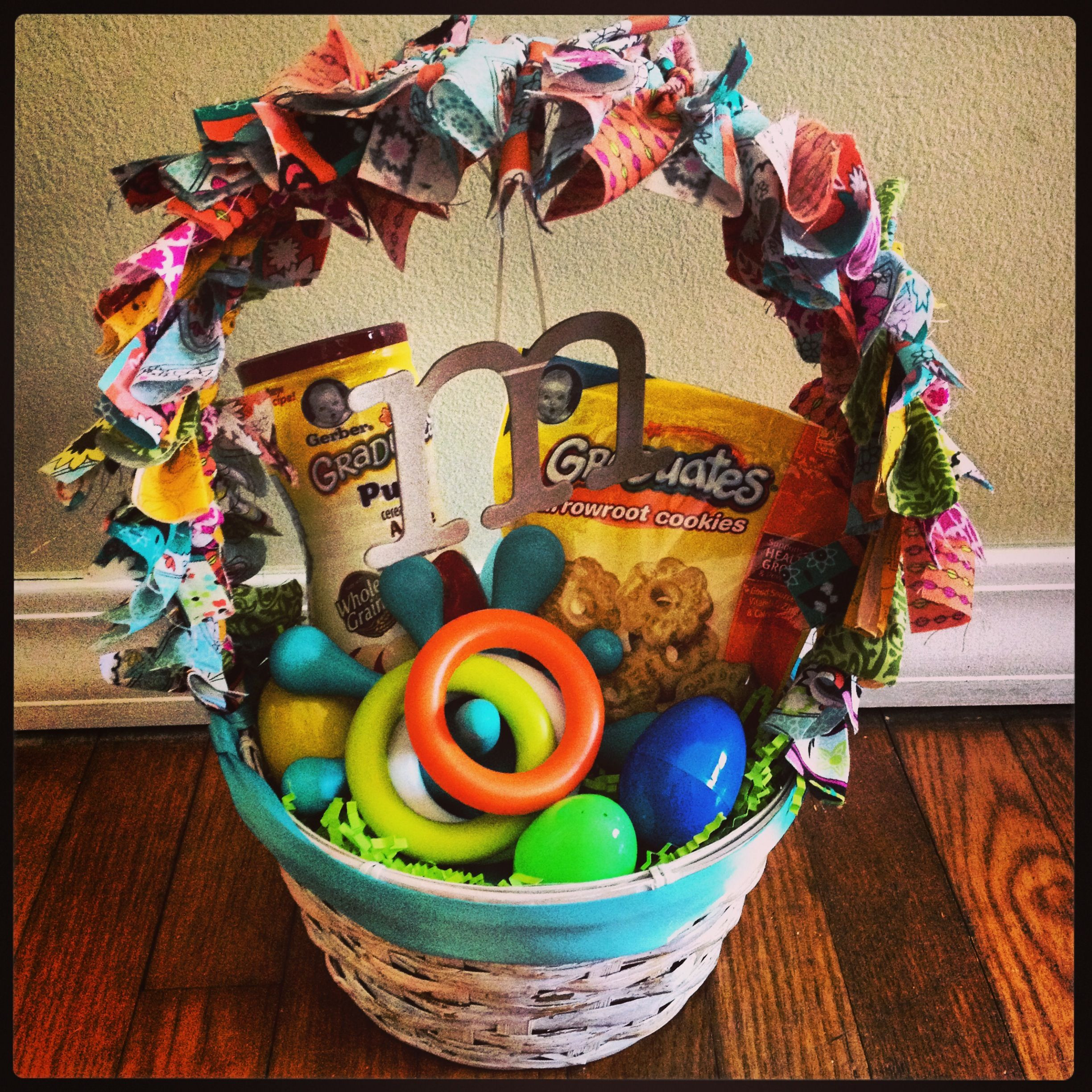Baby Easter Baskets Ideas
 Baby s first Easter basket Holidays Pinterest