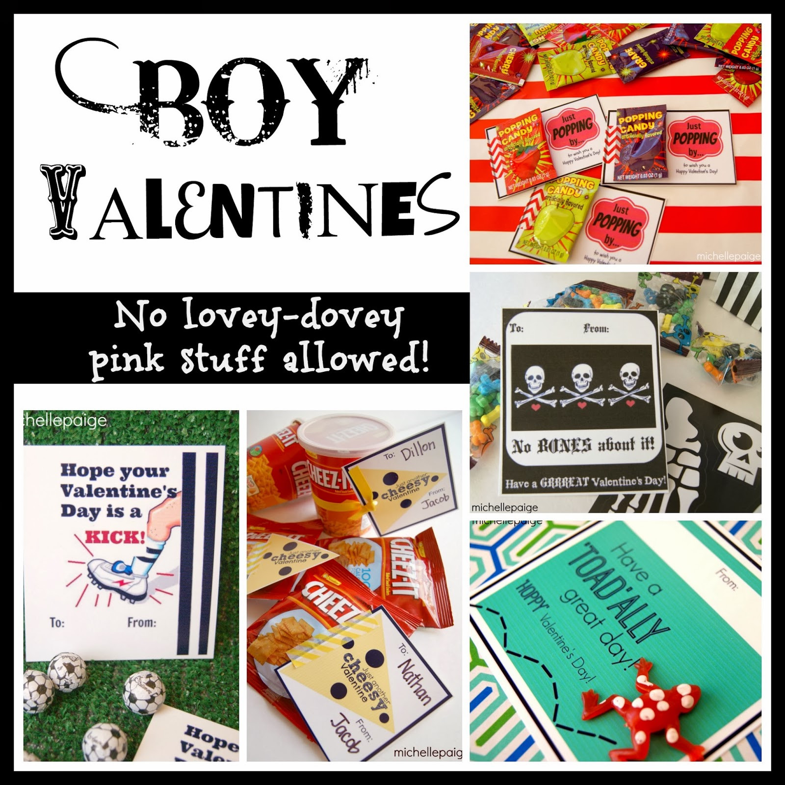 Boy Valentines Gift Ideas
 michelle paige blogs Printable Boy Valentines for an 11