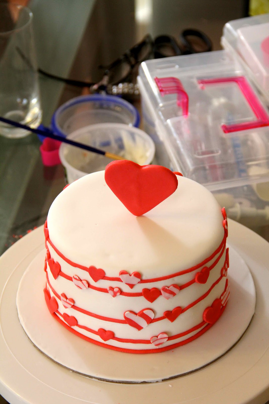 Cakes For Valentines Day
 Bakerz Dad Love is in the air Valentine s Day Cake