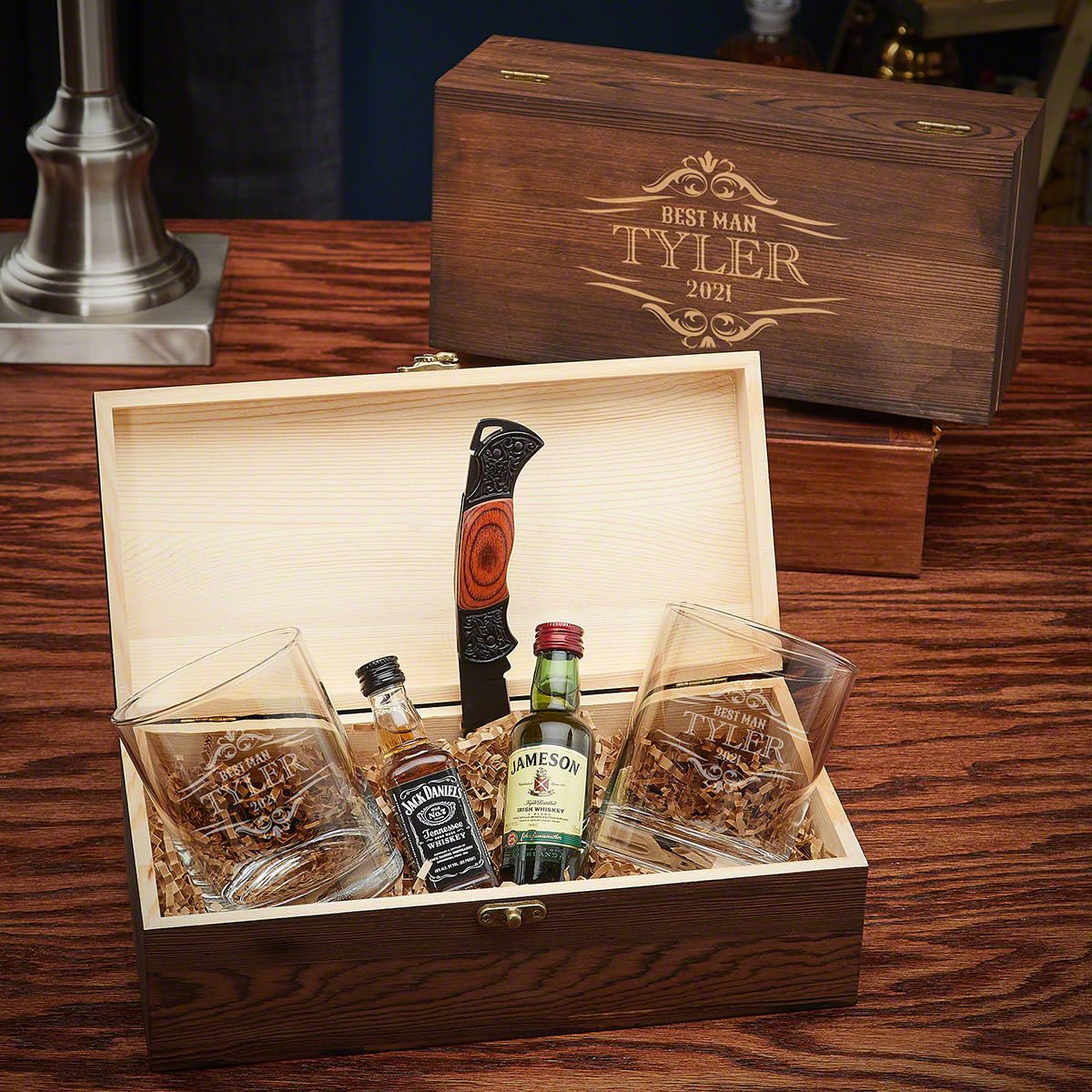 Cheap Valentine Gift Ideas For Men
 Wilshire Whiskey Custom Gift Box for Men