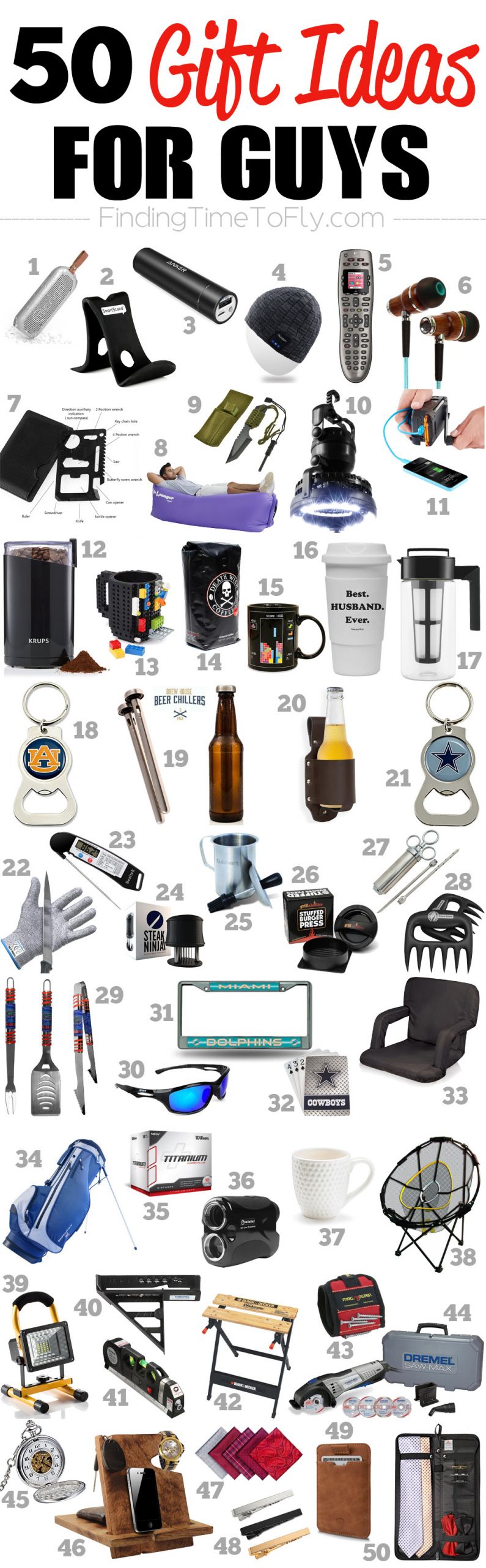Cheap Valentine Gift Ideas For Men
 50 Gifts for Guys for Every Occasion Finding Time To Fly