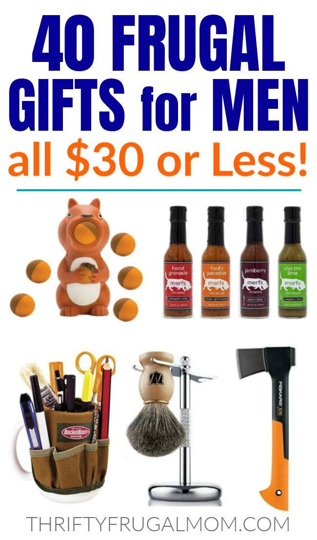 Cheap Valentine Gift Ideas For Men
 40 Frugal Gifts for Men all $30 or Less
